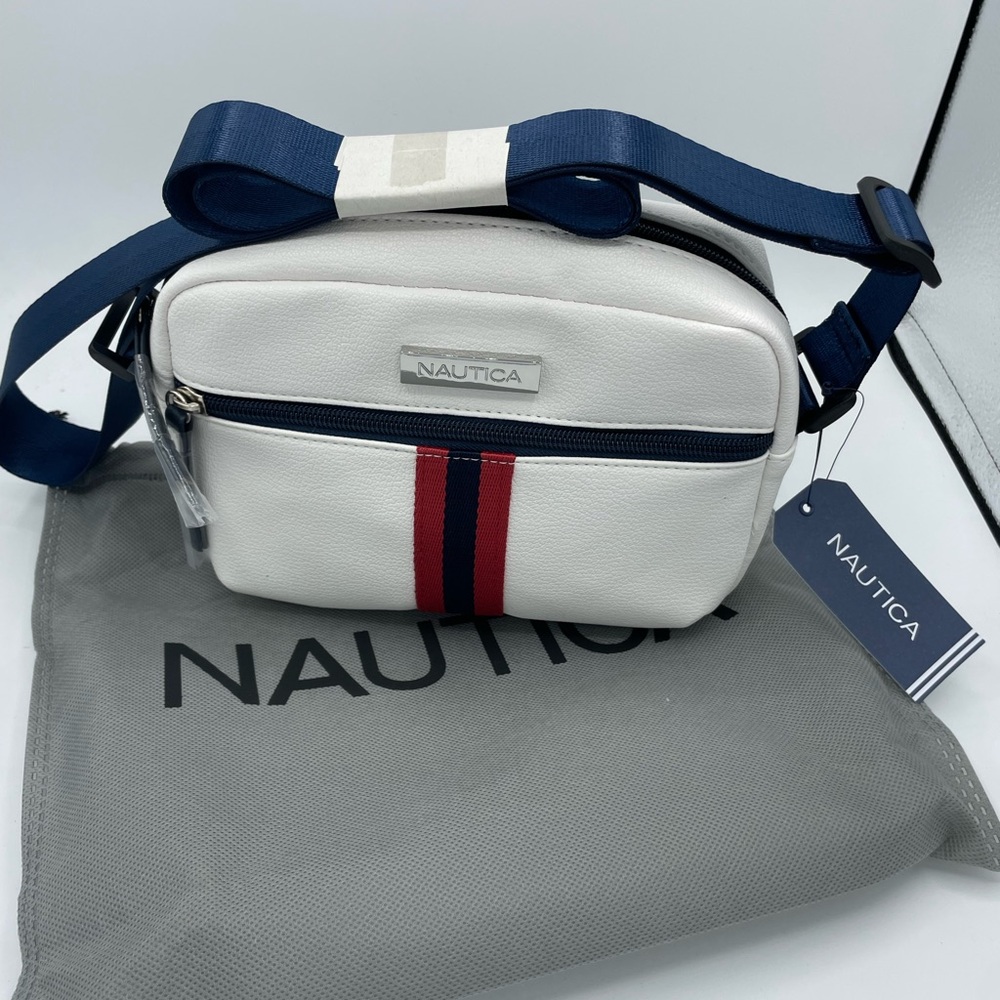 Nautica White Camera X-Body Bag